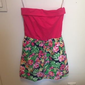 Lilly Pulitzer Strapless dress!